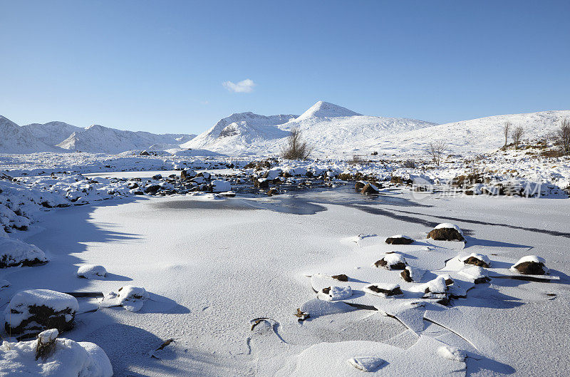 Rannoch Moor，苏格兰高地，苏格兰，英国